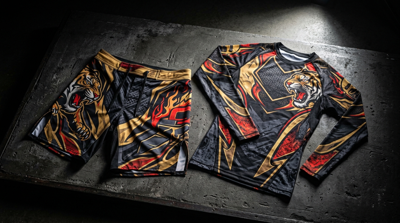 Custom MMA Shorts and Rash Guards: Building Your Complete MMA Apparel Line