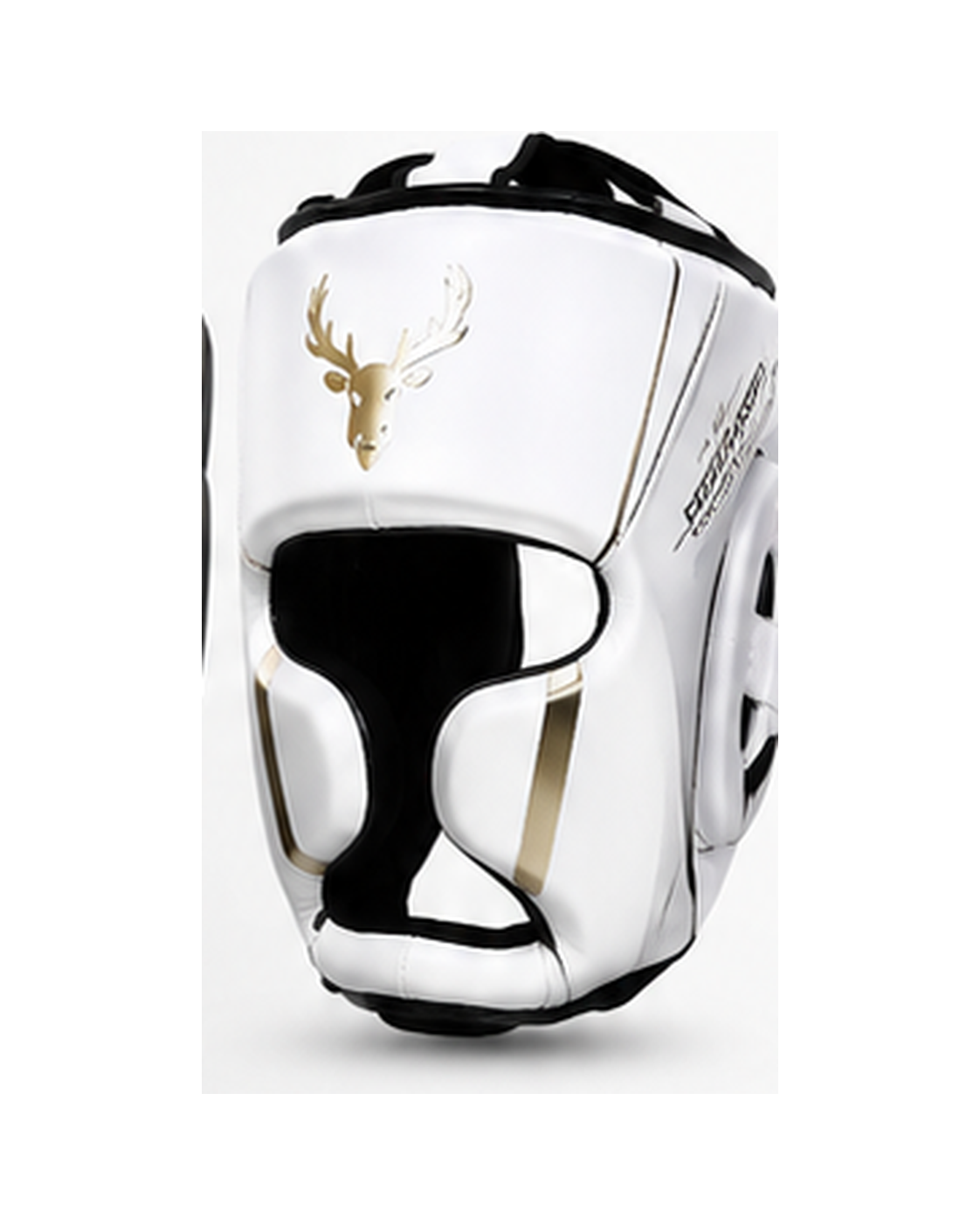 Pearl White Gold Competition Head Guard