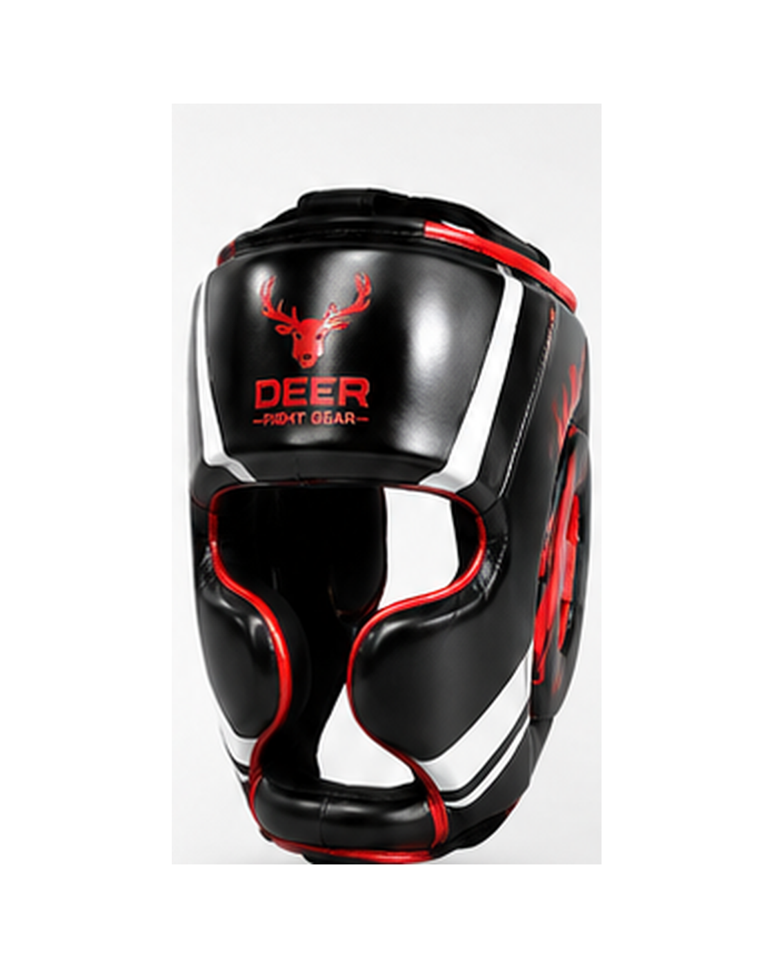 Black Red Silver Apex Head Guard