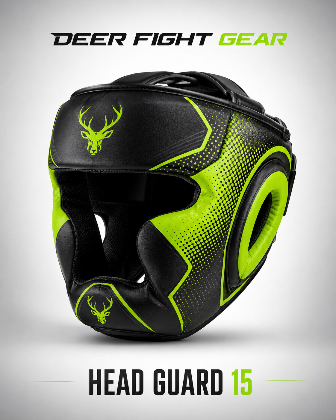 Neon Lime Black Performance Head Guard
