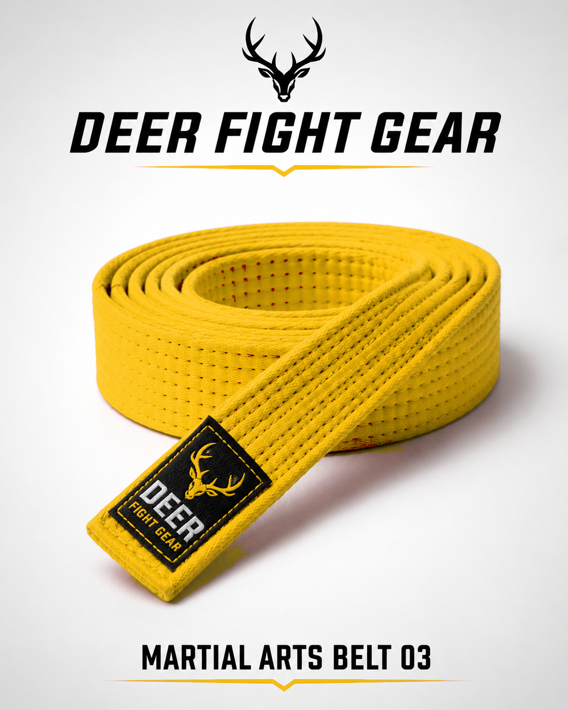 Competition Yellow Martial Arts Belt