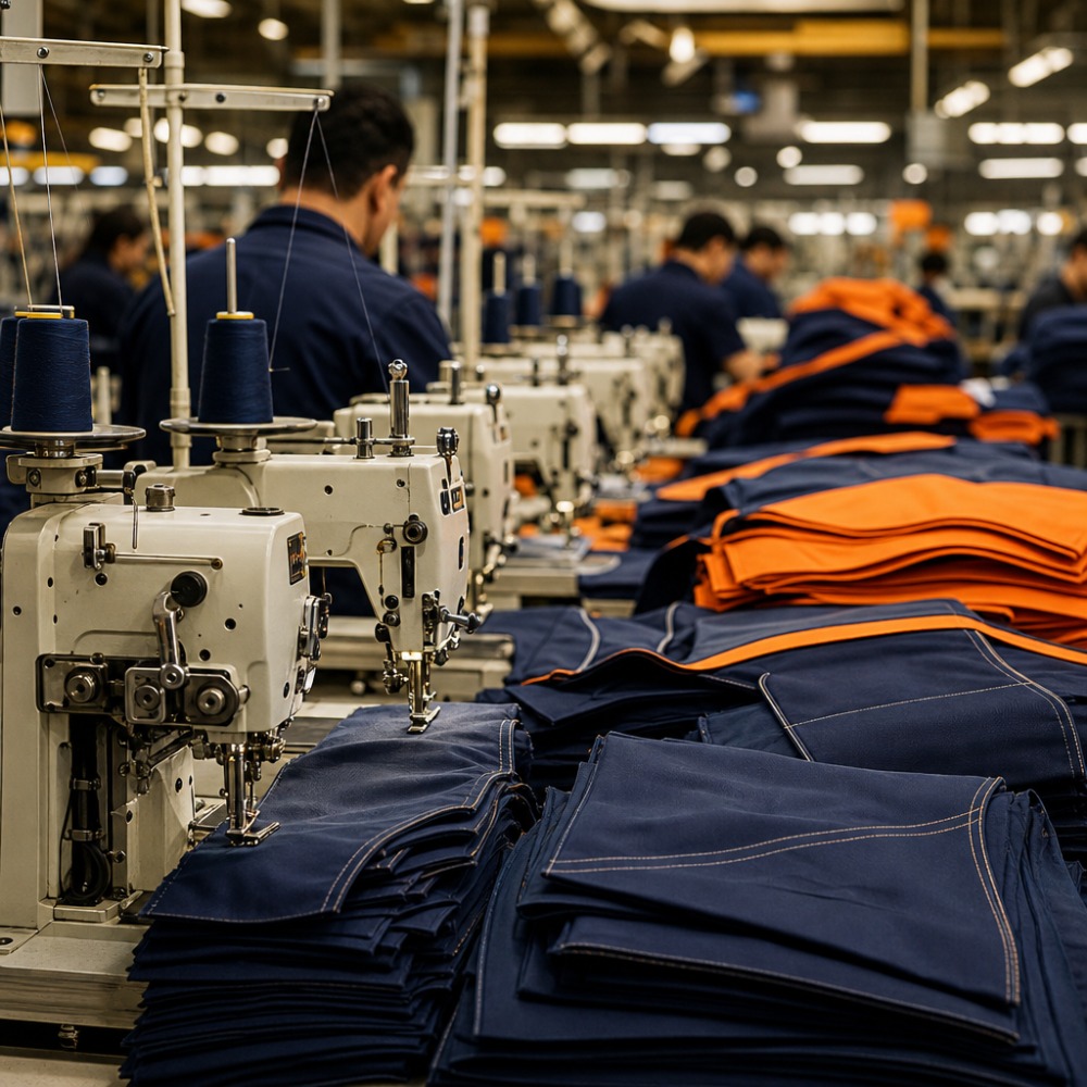 Bulk Production Ã¢â‚¬â€ manufacturing stage at Deer Fight Gear